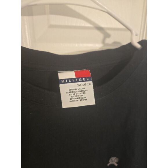 Tommy hilfiger mens size 2xl black tee - Picture 2 of 4